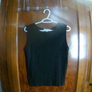 Coldwater Creek  Black dressy tank top